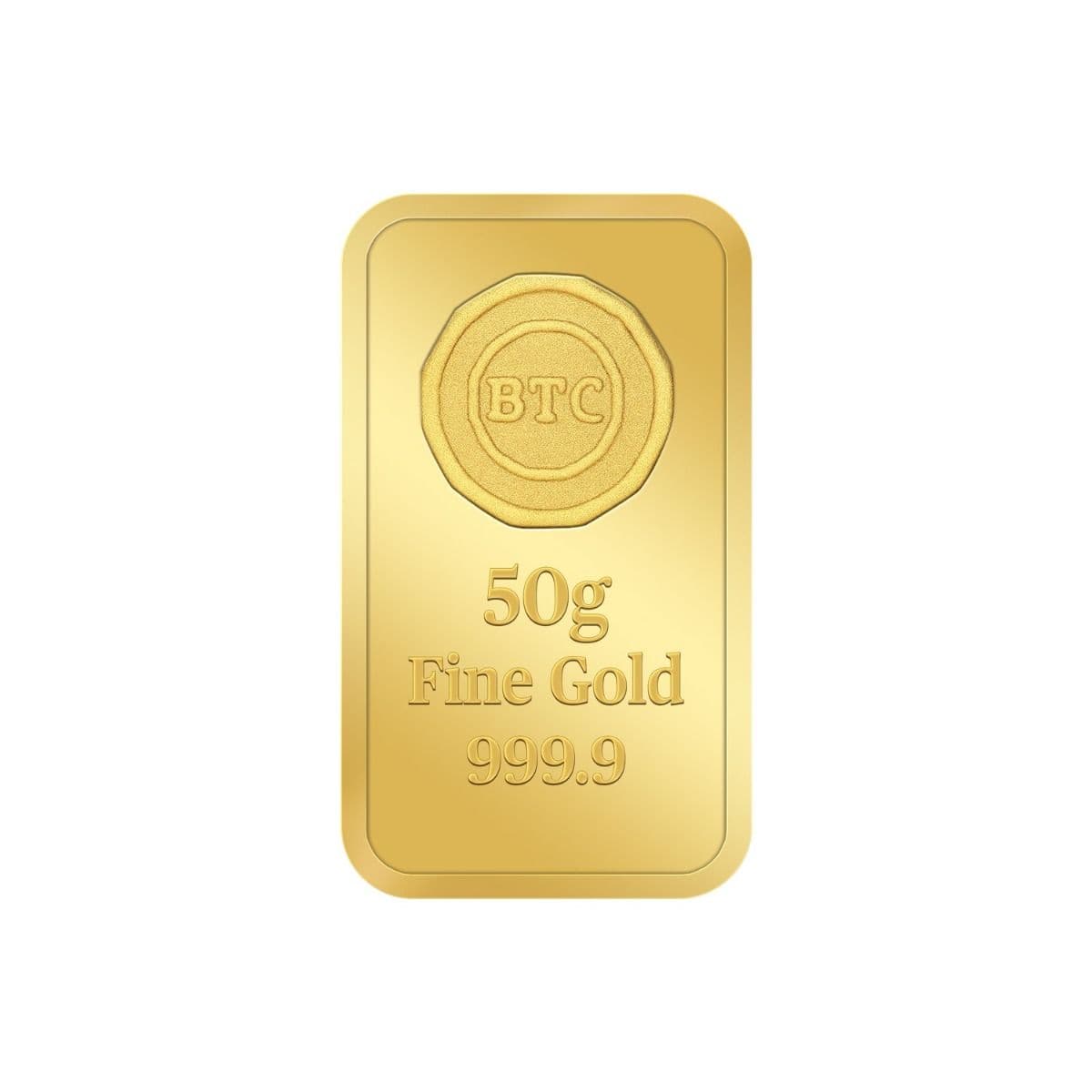 BTC 50 Gram Golds Bar