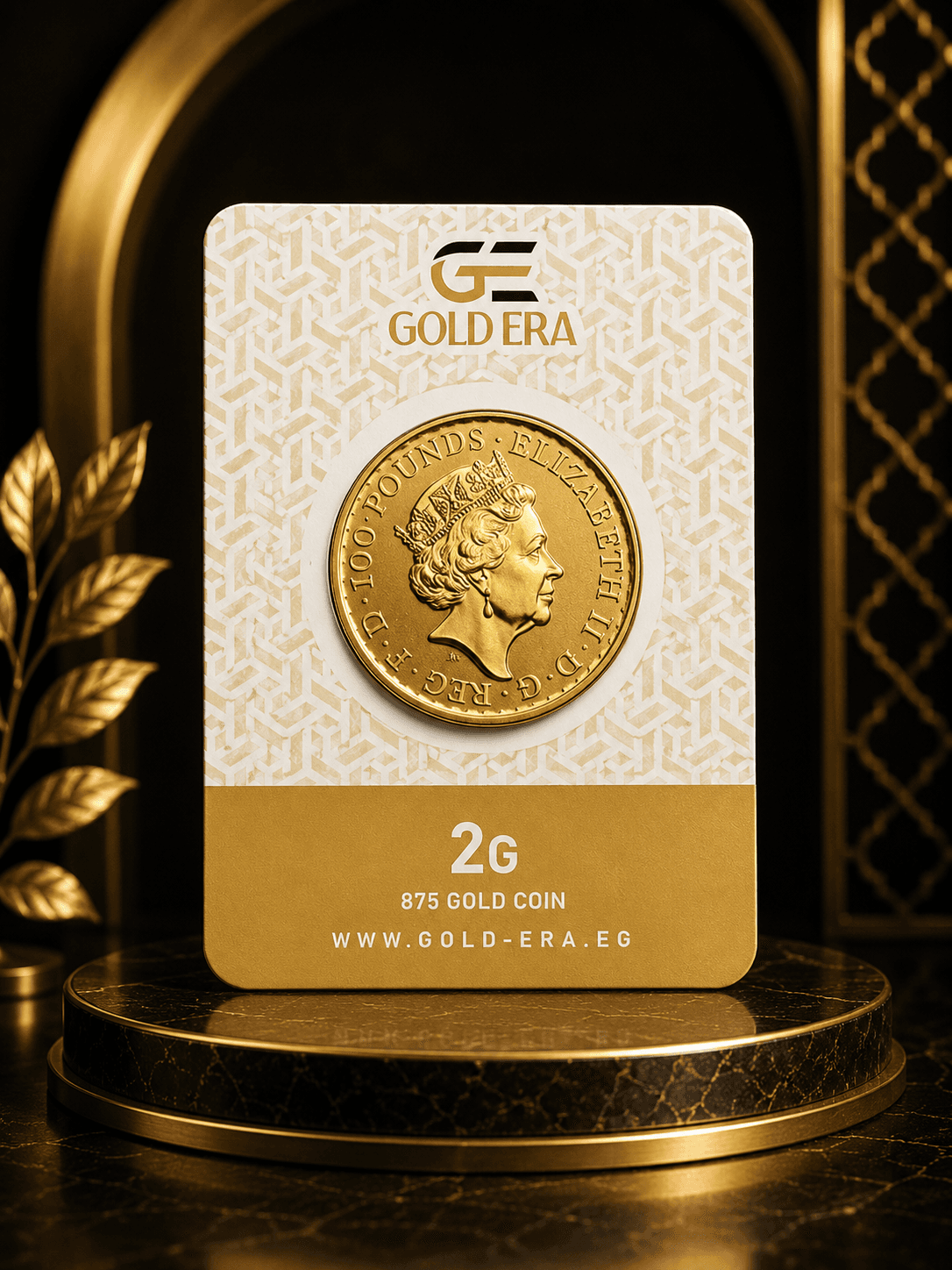 Quarter Gold Pound – 2 gm ( Gold Era )