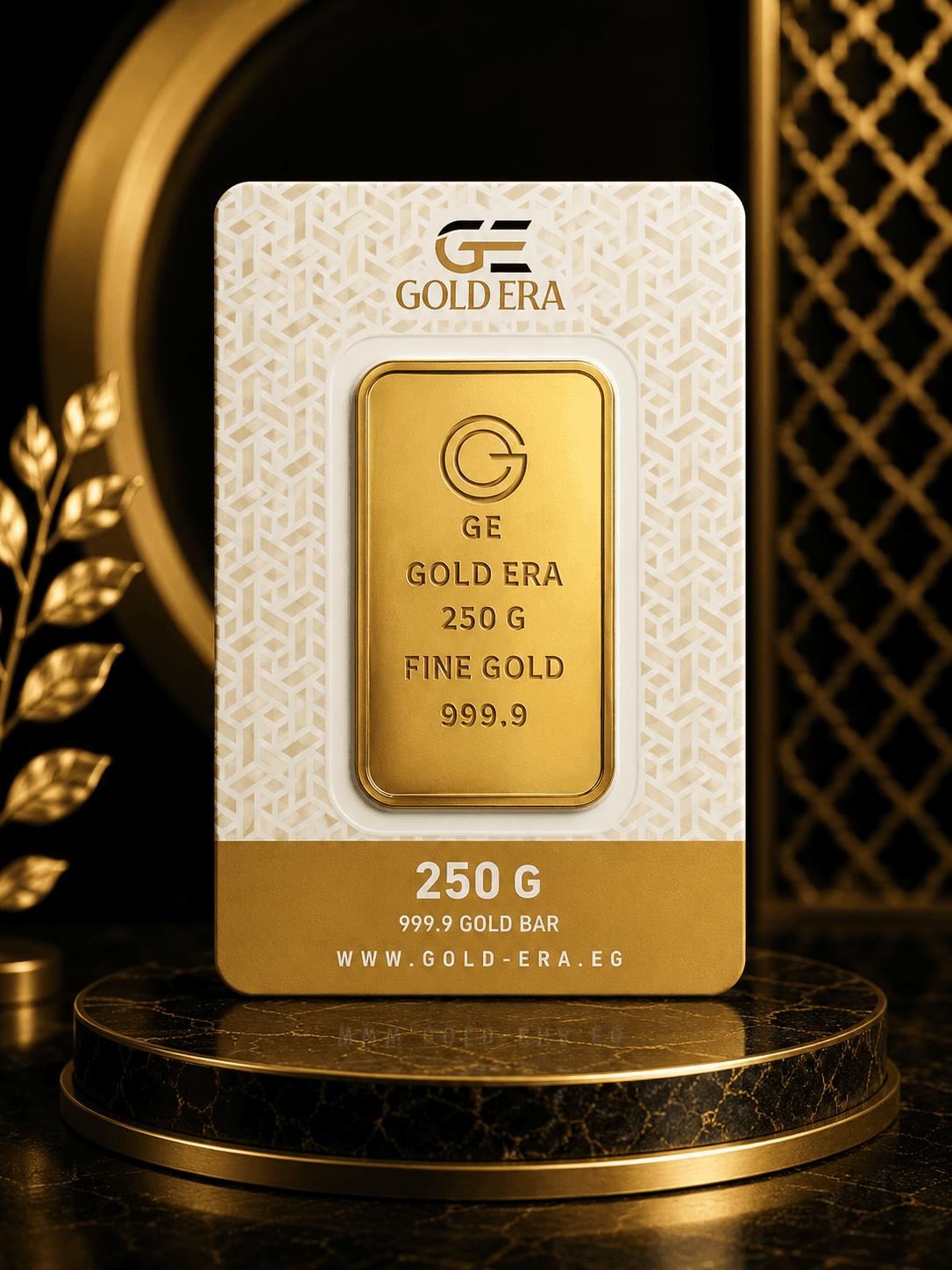 سبيكة ذهب 250 جرام عيار 24